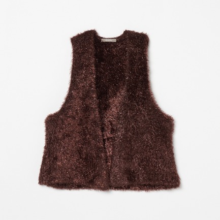 GLITTER KNIT GILET
