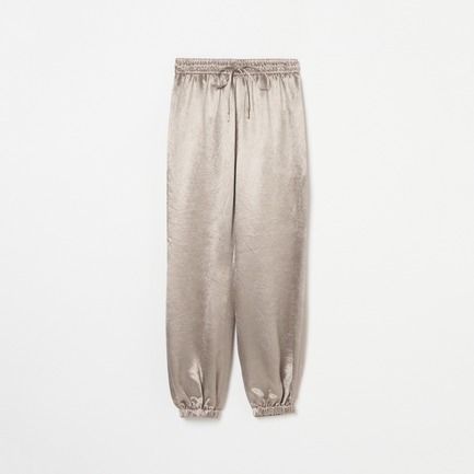 SHINY TWILL BALLOON PANTS