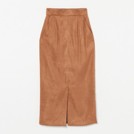 Eco Suede long skirt