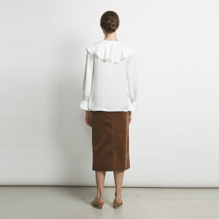 BOW&FRILL BLOUSE 詳細画像 ホワイト 2