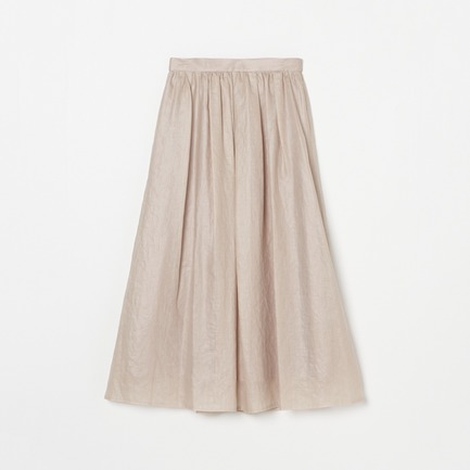 LEATHER BOIL GATHER SKIRT