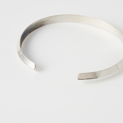 silver smooth beveled bracele 詳細画像 シルバー 2