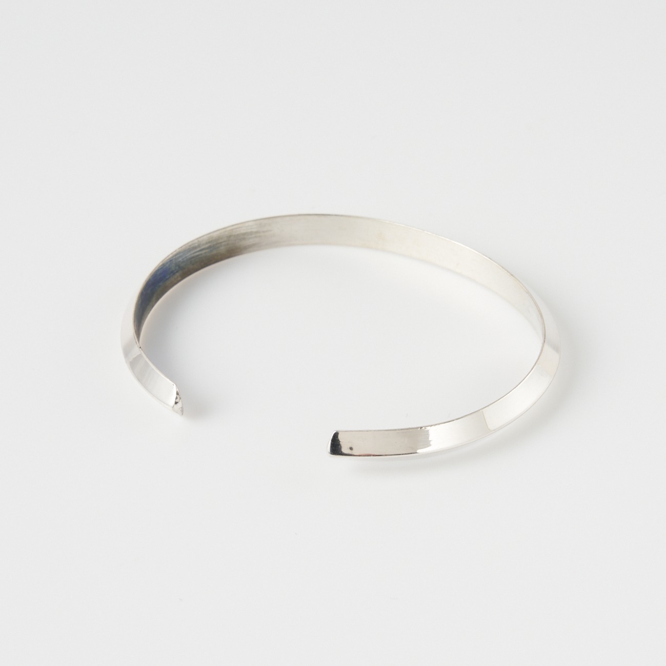 silver smooth beveled bracele 詳細画像 シルバー 1