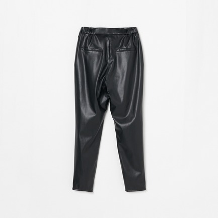 FAKE LEATHER TAPERED PANTs 詳細画像 ブラック 1