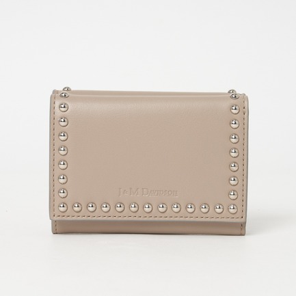 FOLD WALLET WITH STUDS