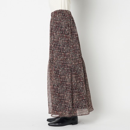 DEVEAUX PRINT SKIRT 詳細画像 レッド 5