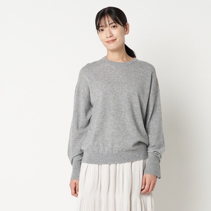 BUTTON SLEEVE KNIT 詳細画像 ミディアムグレー 6