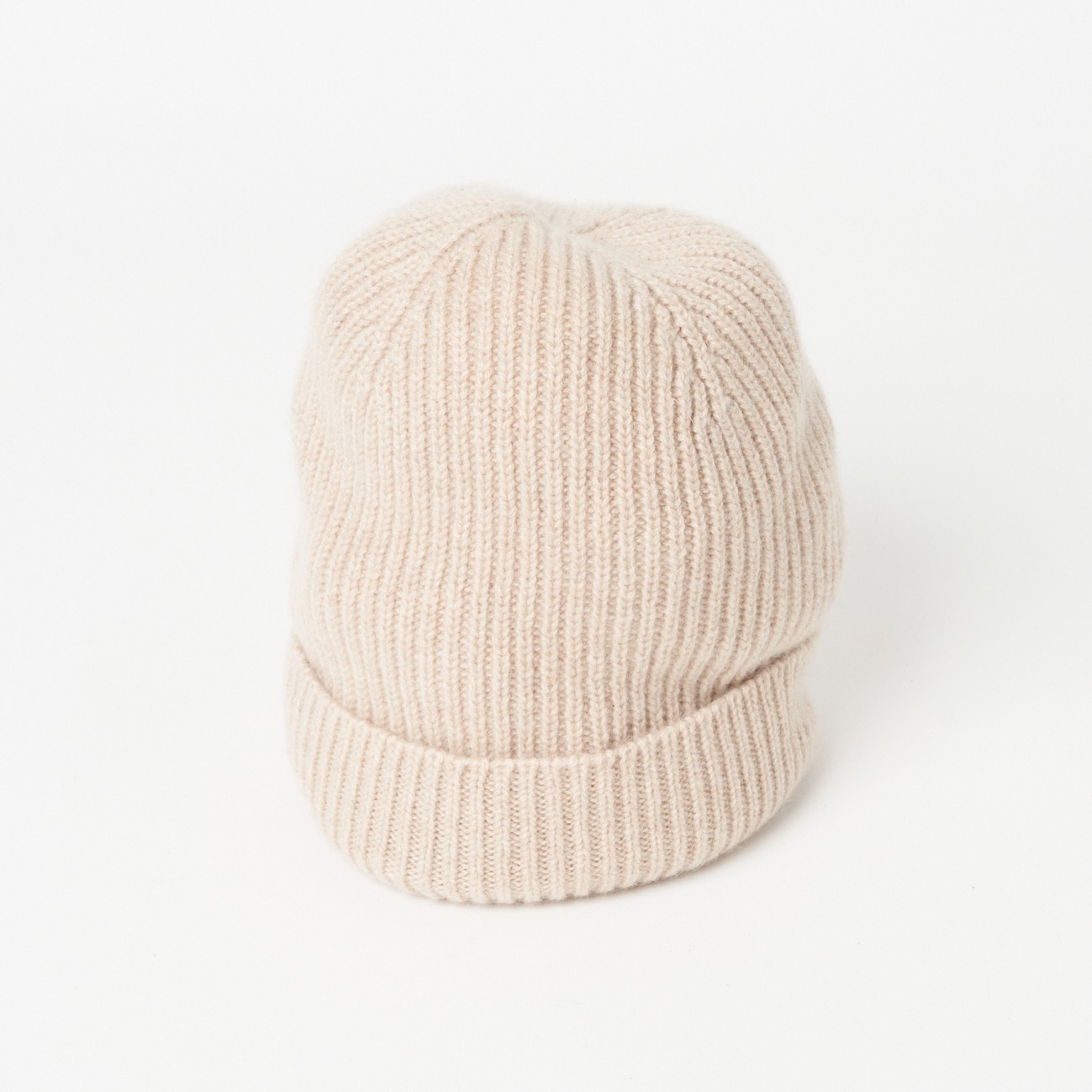 1x1 RIB KNIT CAP 詳細画像 ベージュ 1