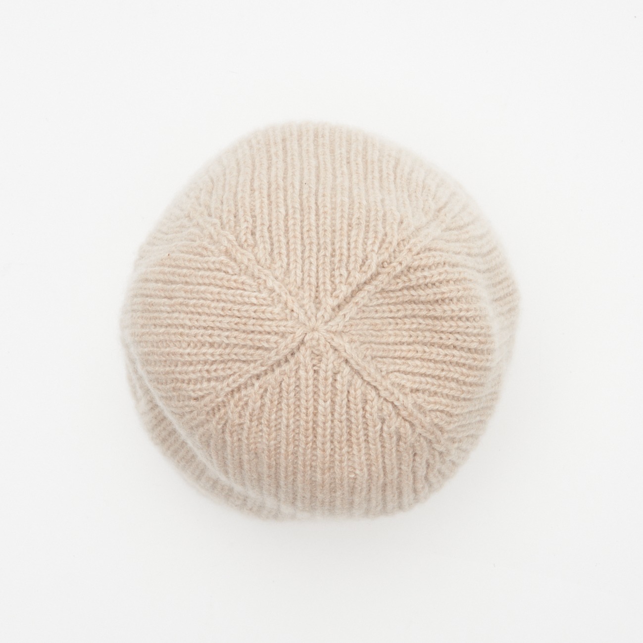 1x1 RIB KNIT CAP 詳細画像 ベージュ 2