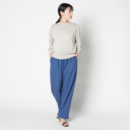 HIGHTWIST COTTON BACK TUCK PO 詳細画像 アイボリー 11