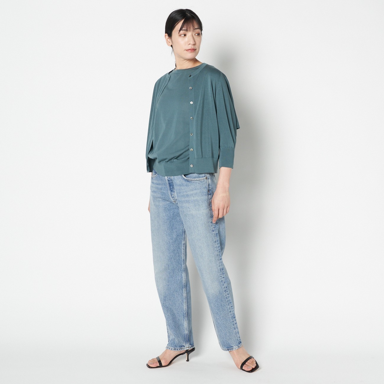 HIGHTWIST COTTON BACK TUCK PO｜HELIOPOLE｜HÉLIOPÔLE（エリオポール