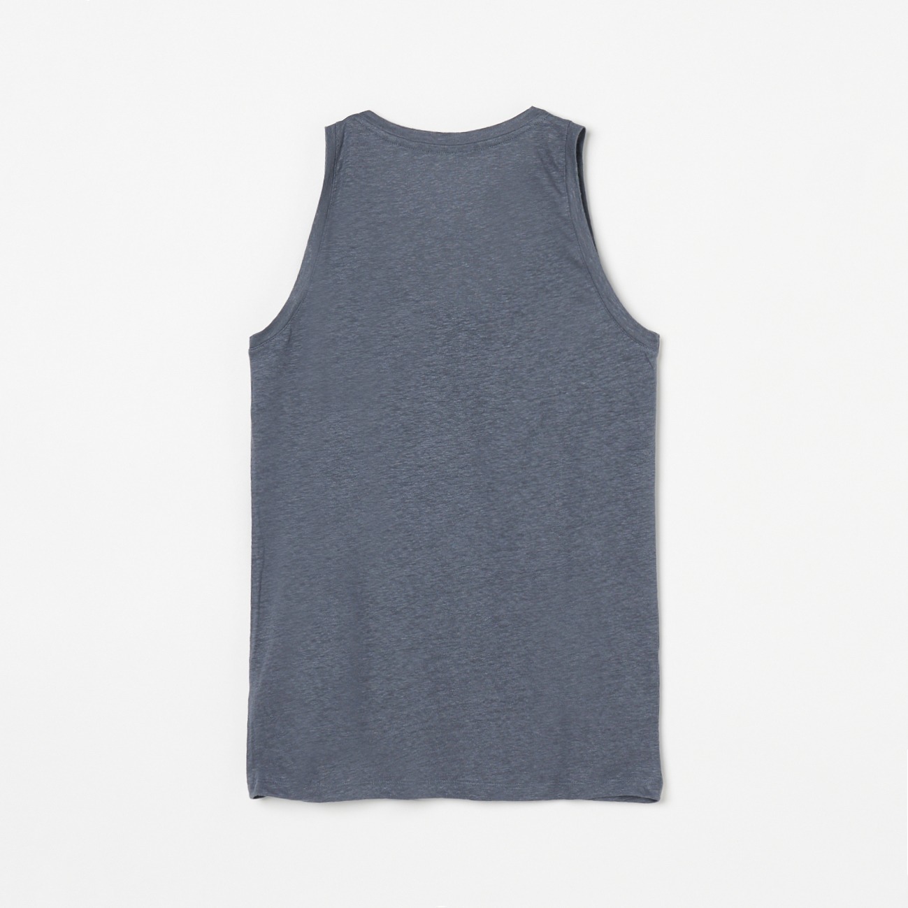 LINEN ELASTHANNE TANK TOP 詳細画像 ミディアムグレー 1