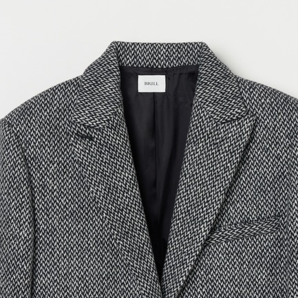 MONOTONE TWEED JACKET 詳細画像 ブラック 2