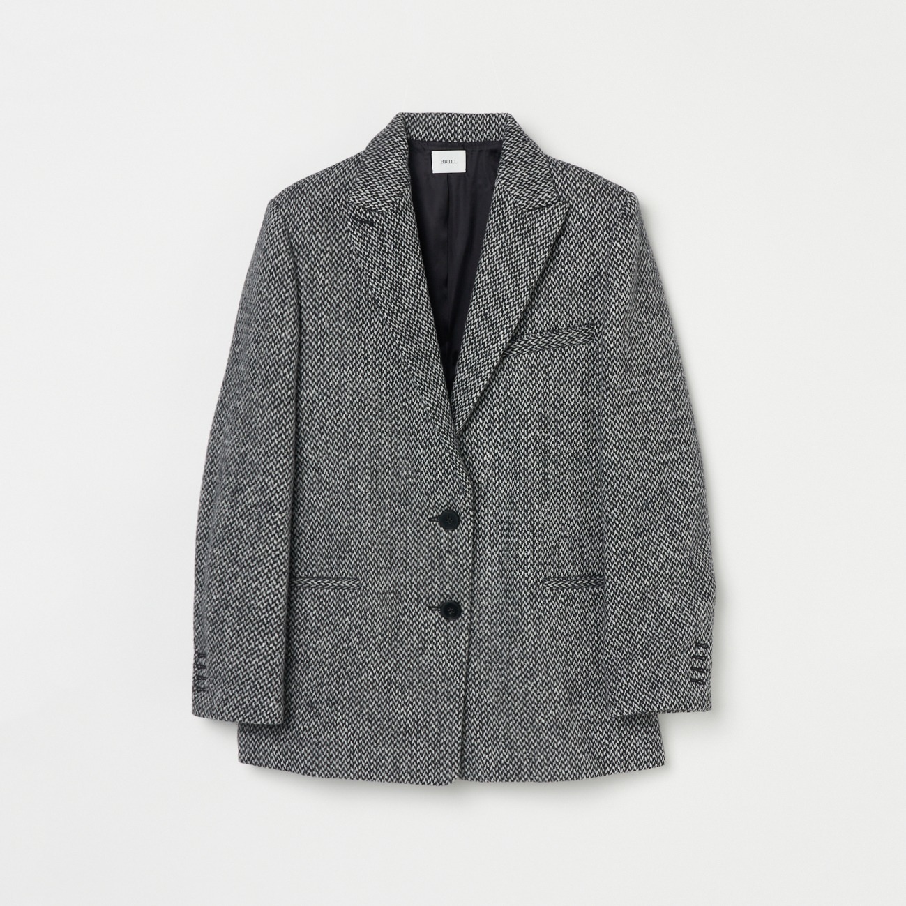 MONOTONE TWEED JACKET 詳細画像 ブラック 1