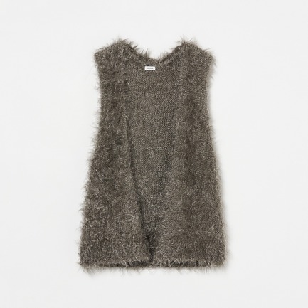 METALIC KNIT GILET