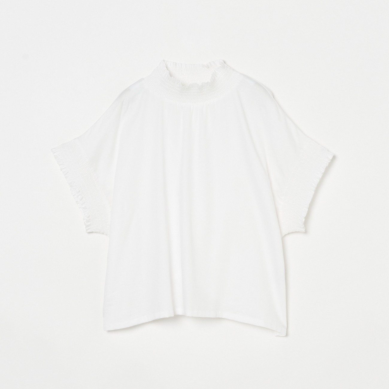 SHIRRING BLOUSE 詳細画像 ホワイト 1