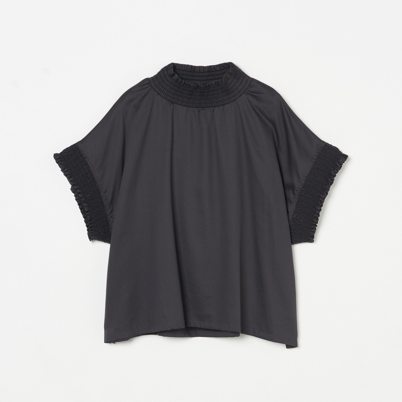 SHIRRING BLOUSE 詳細画像 チャコールグレー 1