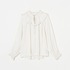 SATIN RUFFLES BLOUSE 詳細画像