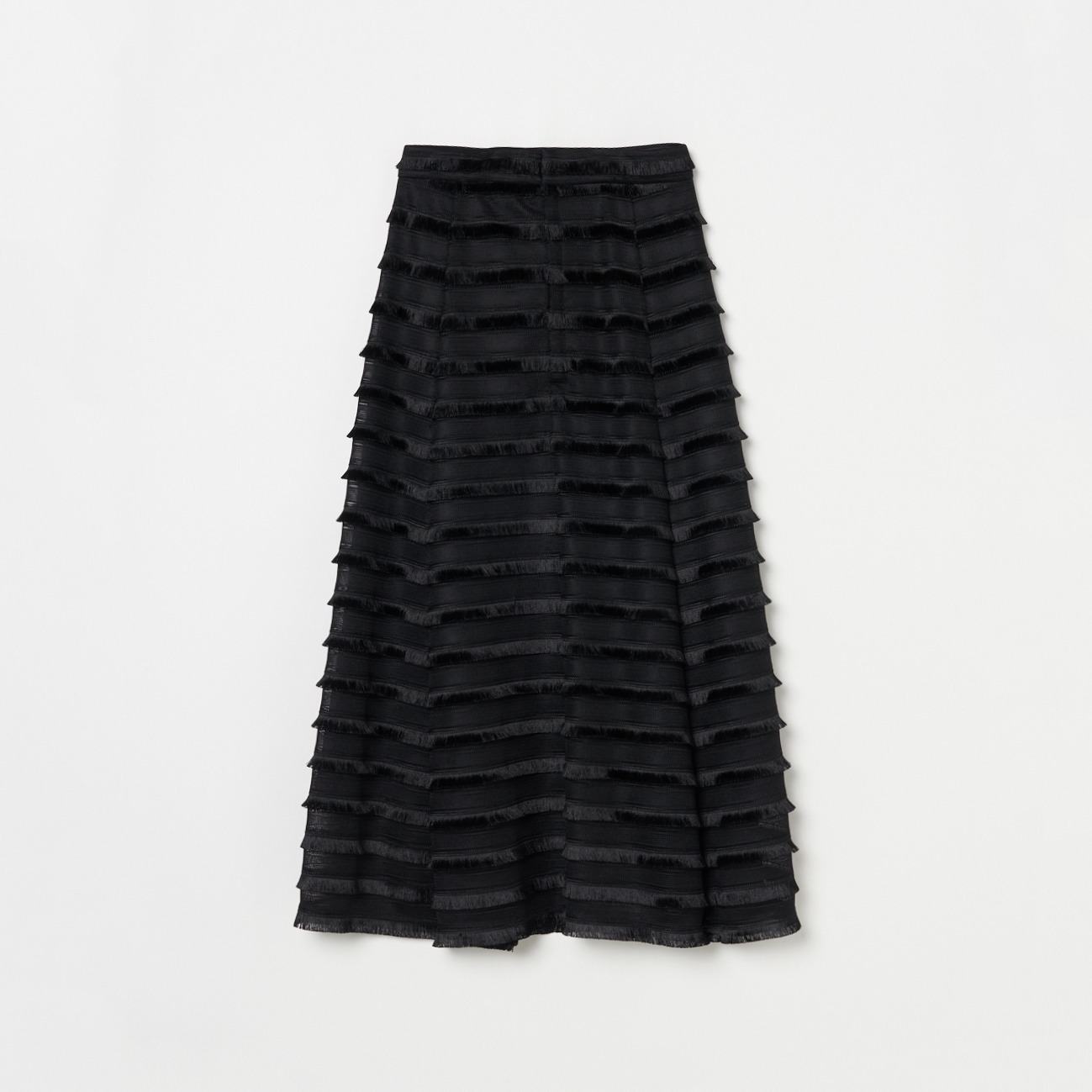 FRINGE FLARE SKIRT 詳細画像 ブラック 1