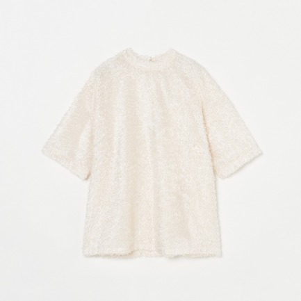 JACQUARD TEE BLOUSE 詳細画像 アイボリー 1