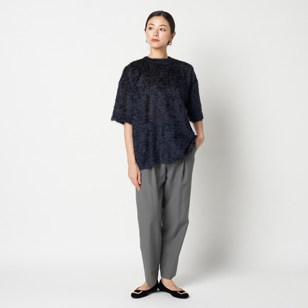 JACQUARD TEE BLOUSE 詳細画像 ネイビー 10