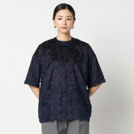 JACQUARD TEE BLOUSE 詳細画像 ネイビー 6