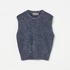 FEATHER YARN GLITTER KNIT VEST 詳細画像