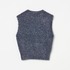 FEATHER YARN GLITTER KNIT VEST 詳細画像