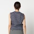 FEATHER YARN GLITTER KNIT VEST 詳細画像