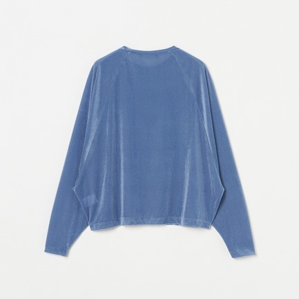 VELOUR RAGLAN SLEEVE PULLOVER 詳細画像 スカイブルー 1