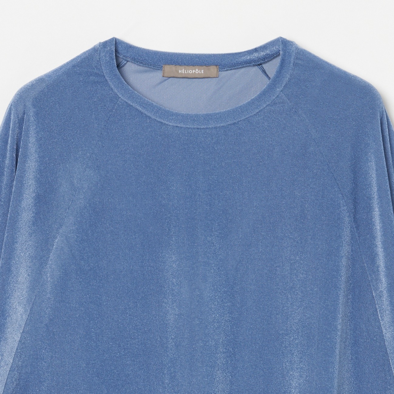 VELOUR RAGLAN SLEEVE PULLOVER 詳細画像 スカイブルー 2