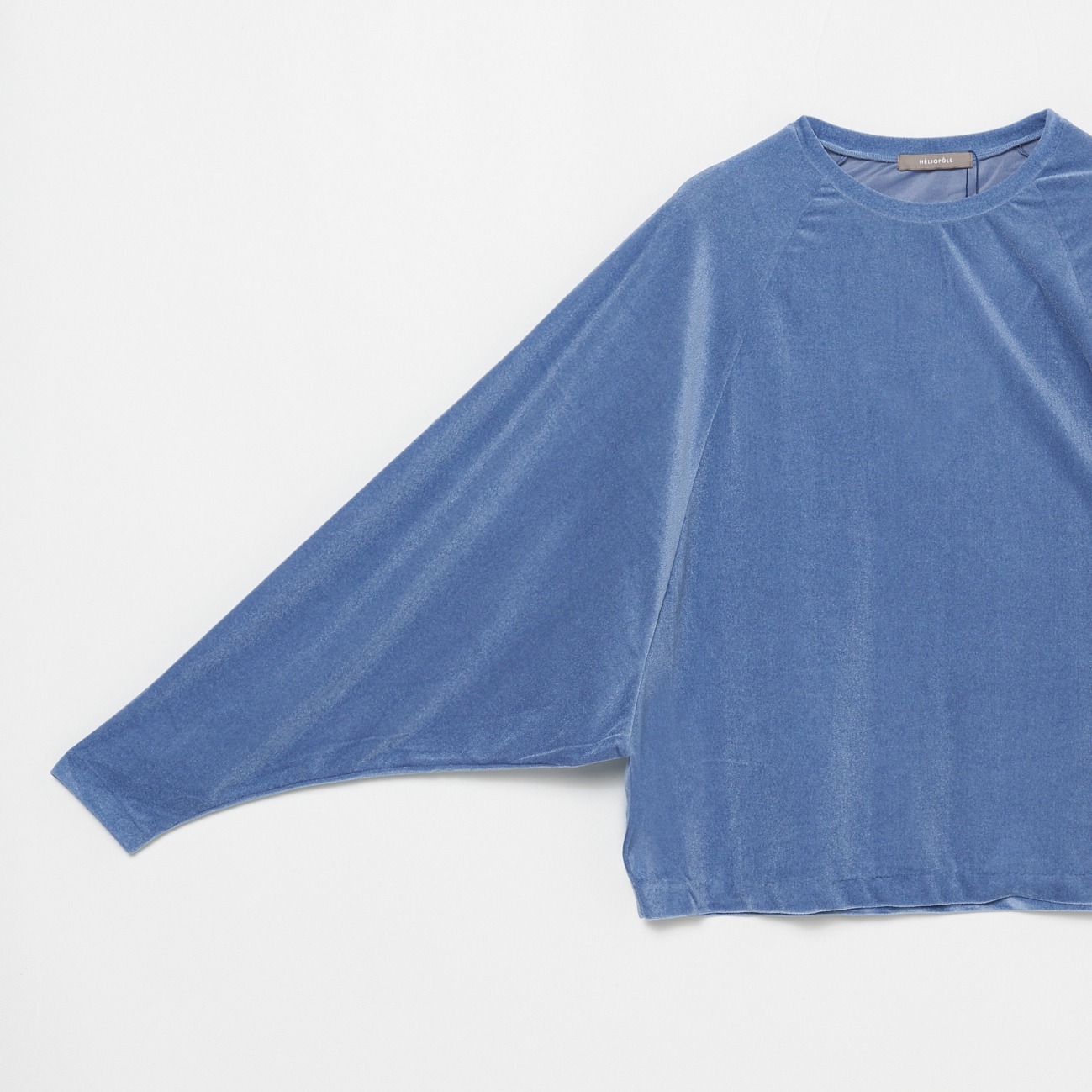 VELOUR RAGLAN SLEEVE PULLOVER 詳細画像 スカイブルー 5