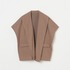 SHAWL COLLAR GILET 詳細画像