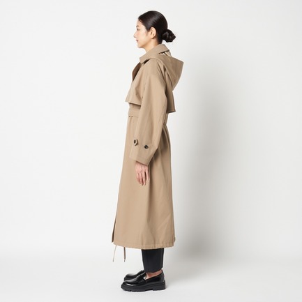 HOODED TRENCH COAT 詳細画像 ベージュ 11