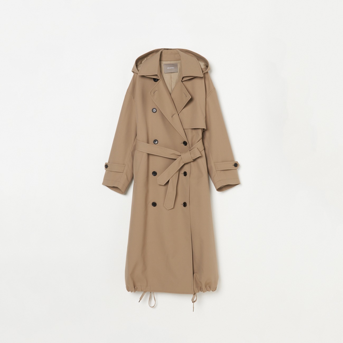 HOODED TRENCH COAT 詳細画像 ベージュ 1