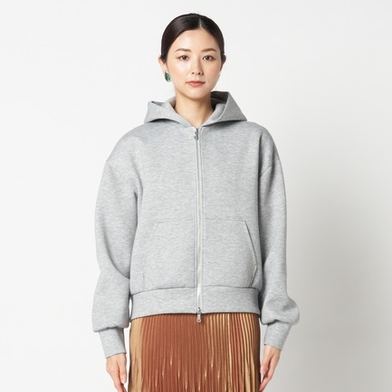 DOUBLE KNIT ZIP HOODY 詳細画像 ミディアムグレー 1