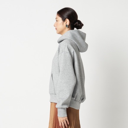 DOUBLE KNIT ZIP HOODY 詳細画像 ミディアムグレー 2