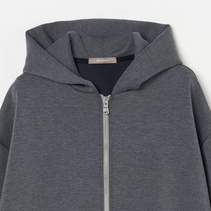 DOUBLE KNIT ZIP HOODY 詳細画像 チャコールグレー 2