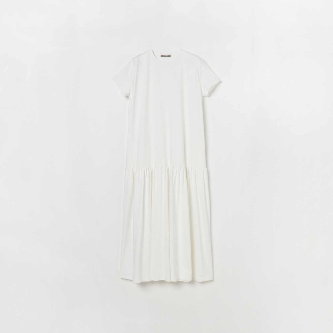 COTTON JERSEY DRESS 詳細画像 ホワイト 1