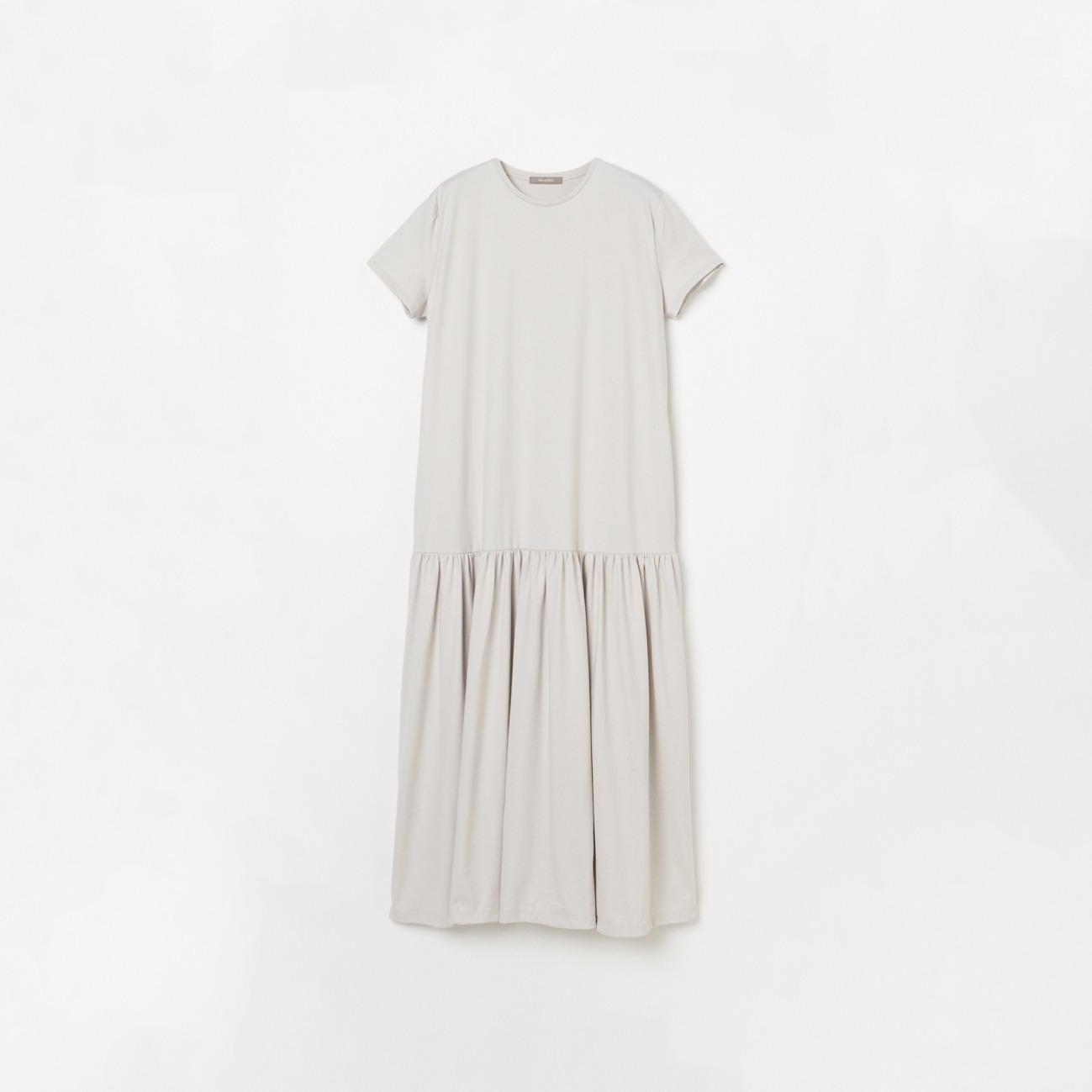 COTTON JERSEY DRESS 詳細画像 ライトグレー 1