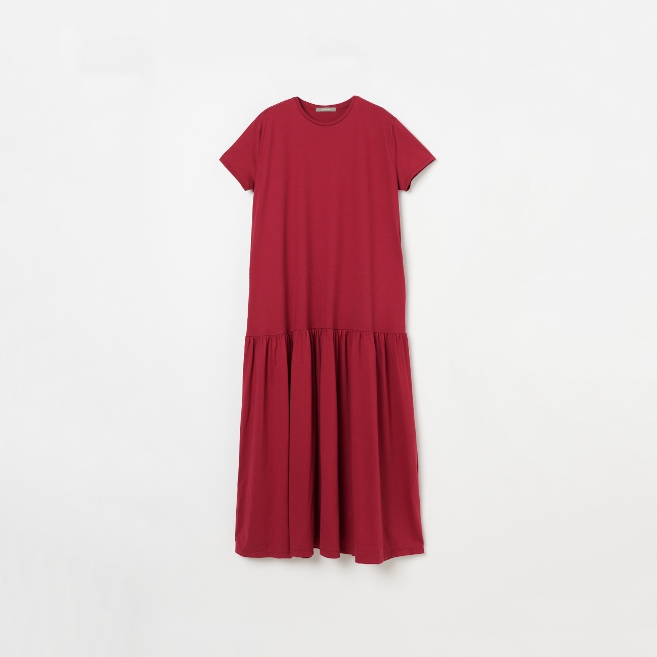 COTTON JERSEY DRESS 詳細画像 レッド 1