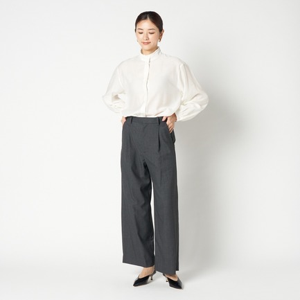 GLITTER STRIPE STRAIGHT PANTS 詳細画像 ミディアムグレー 4