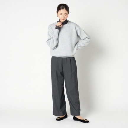 GLITTER STRIPE STRAIGHT PANTS 詳細画像 ミディアムグレー 5