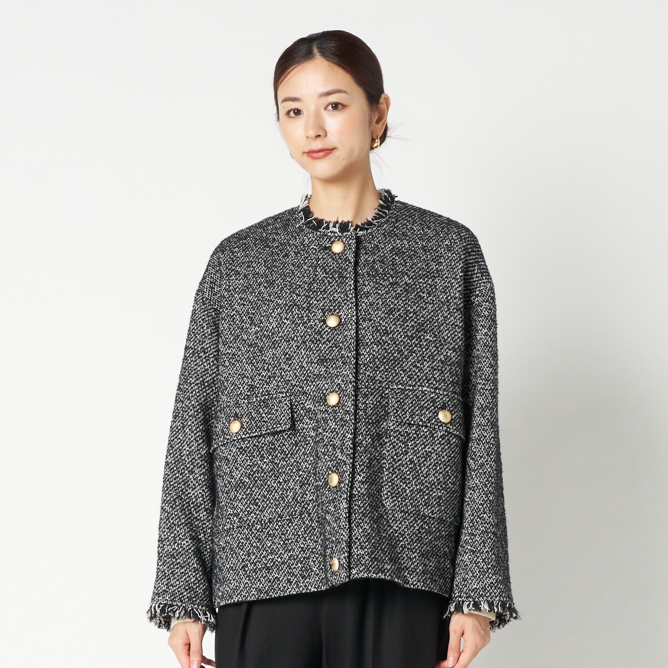 TWEED BLOUSON 詳細画像 モノトーン系 8