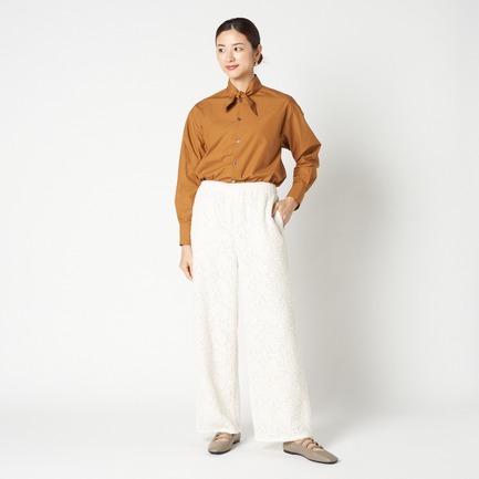 FEATHER TULLE EASY PANTS 詳細画像 アイボリー 4