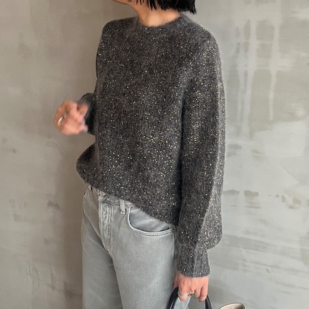 MOHAIR SPANGLE KNIT 詳細画像 アイボリー 6