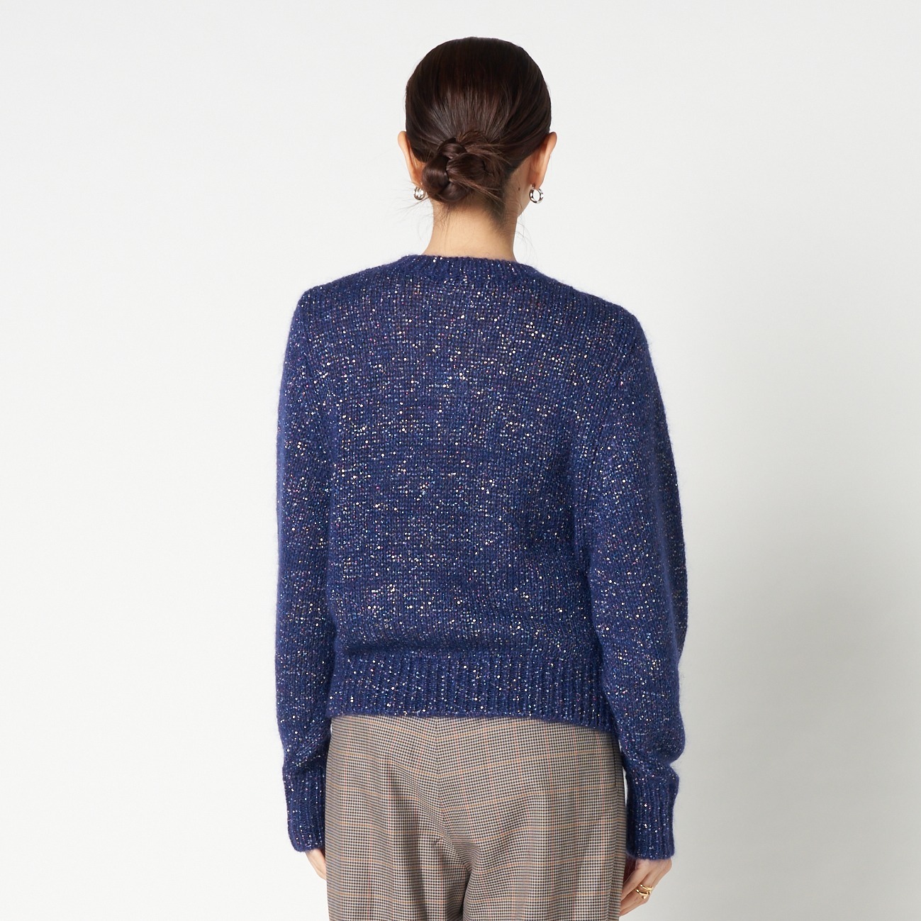 MOHAIR SPANGLE KNIT 詳細画像 ネイビー 3