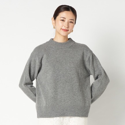 MOCK NECK KNIT 詳細画像 ミディアムグレー 4