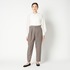 CHECK BELTLESS TAPERED PANTS 詳細画像