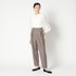 CHECK BELTLESS TAPERED PANTS 詳細画像